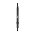 Sharpie S-Gel Premium Metal Barrel Gel Pen, Retractable, Medium 0.7 mm, Black Ink, Black Barrel, PK4, 4PK 2153578